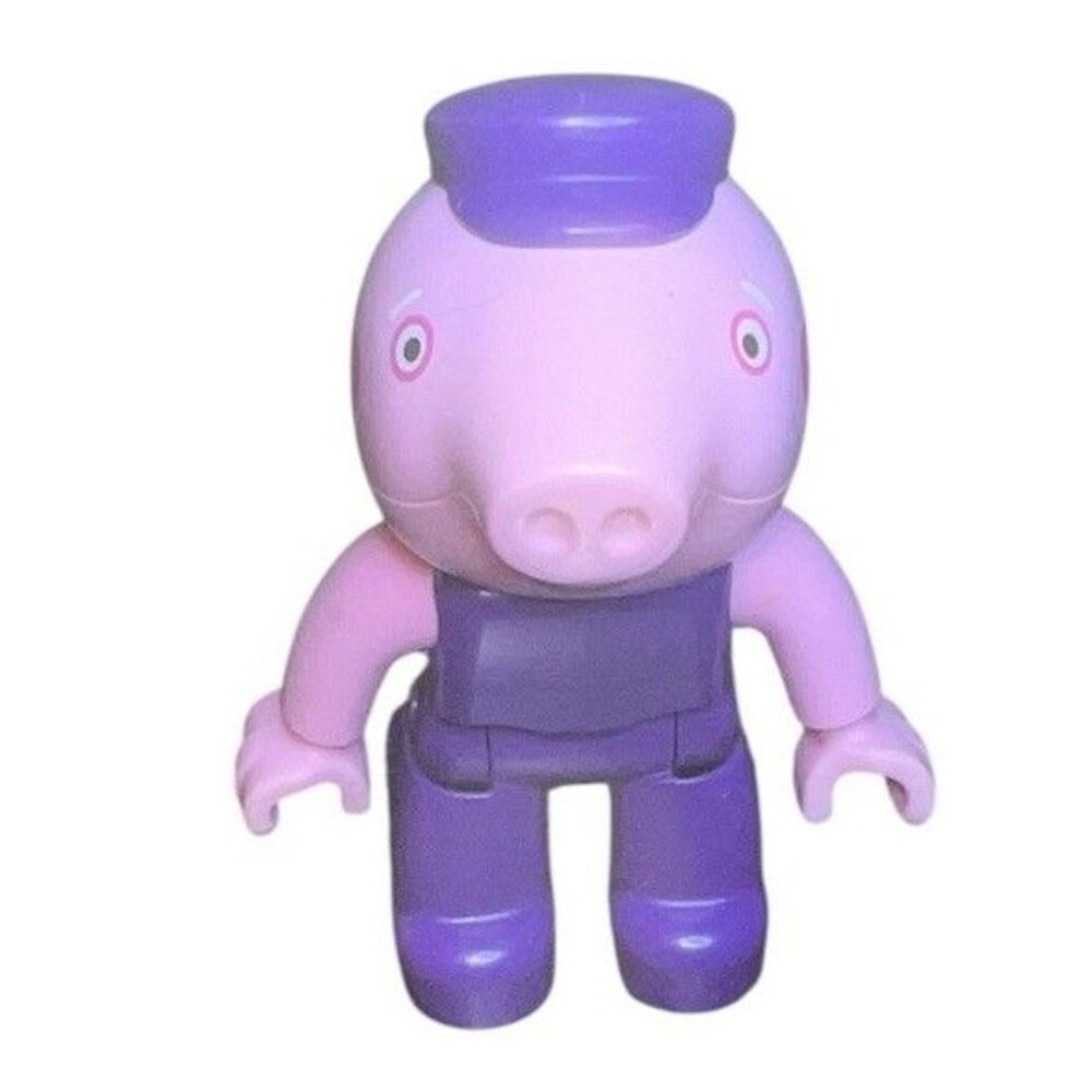 Lego Duplo Grandpa Pig Purple Outfit Replacement Figure From Boat Trip Set